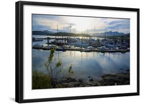 Queen Charlotte Harbor on Haida Gwaii on a Stormy Evening-Richard Wright-Framed Photographic Print