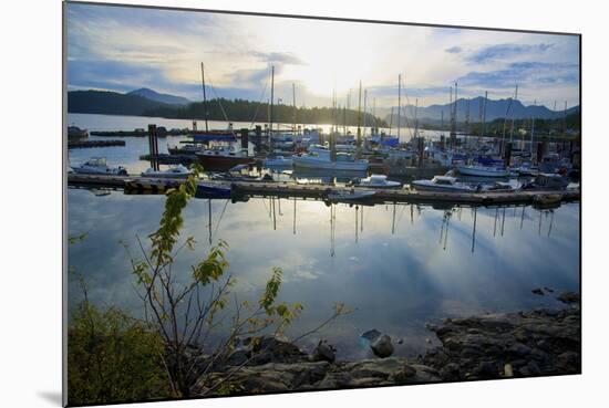 Queen Charlotte Harbor on Haida Gwaii on a Stormy Evening-Richard Wright-Mounted Photographic Print