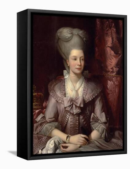 Queen Charlotte of the United Kingdom (1744-181), 1777-Benjamin West-Framed Stretched Canvas