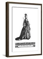 Queen Charlotte, Queen Consort of George III of the United Kingdom-null-Framed Giclee Print