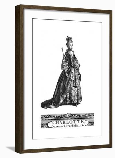 Queen Charlotte, Queen Consort of George III of the United Kingdom-null-Framed Giclee Print