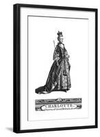 Queen Charlotte, Queen Consort of George III of the United Kingdom-null-Framed Giclee Print