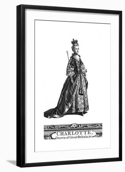 Queen Charlotte, Queen Consort of George III of the United Kingdom-null-Framed Giclee Print