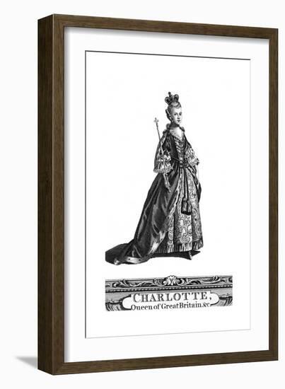 Queen Charlotte, Queen Consort of George III of the United Kingdom-null-Framed Giclee Print