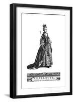 Queen Charlotte, Queen Consort of George III of the United Kingdom-null-Framed Giclee Print