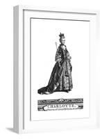 Queen Charlotte, Queen Consort of George III of the United Kingdom-null-Framed Giclee Print