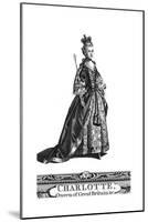 Queen Charlotte, Queen Consort of George III of the United Kingdom-null-Mounted Giclee Print