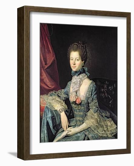 Queen Charlotte Sophia (1744-1818) Wife of King George III (C.1765)-Johann Zoffany-Framed Giclee Print