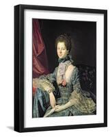 Queen Charlotte Sophia (1744-1818) Wife of King George III (C.1765)-Johann Zoffany-Framed Giclee Print