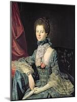 Queen Charlotte Sophia (1744-1818) Wife of King George III (C.1765)-Johann Zoffany-Mounted Giclee Print