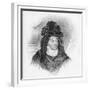 Queen Charlotte Sophia Wearing Elaborate Headdress-null-Framed Giclee Print