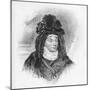 Queen Charlotte Sophia Wearing Elaborate Headdress-null-Mounted Giclee Print