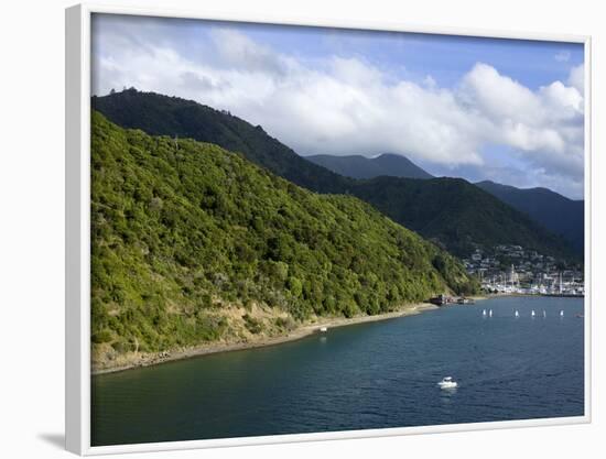 Queen Charlotte Sound, Picton, South Island, New Zealand, Pacific-Richard Cummins-Framed Photographic Print