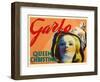 Queen Christina, Greta Garbo, 1933-null-Framed Art Print