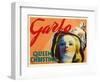 Queen Christina, Greta Garbo, 1933-null-Framed Art Print