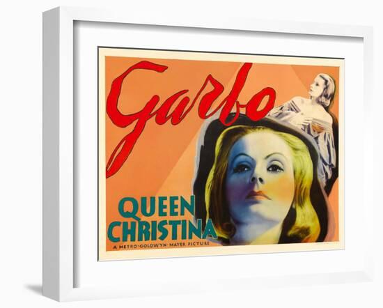 Queen Christina, Greta Garbo, 1933-null-Framed Art Print