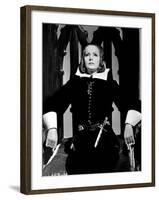 Queen Christina, Greta Garbo, Portrait By Clarence Sinclair Bull, 1933-null-Framed Photo