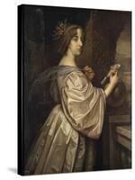 Queen Christina of Sweden, 1650-David Beck-Stretched Canvas