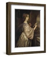 Queen Christina of Sweden, 1650-David Beck-Framed Giclee Print