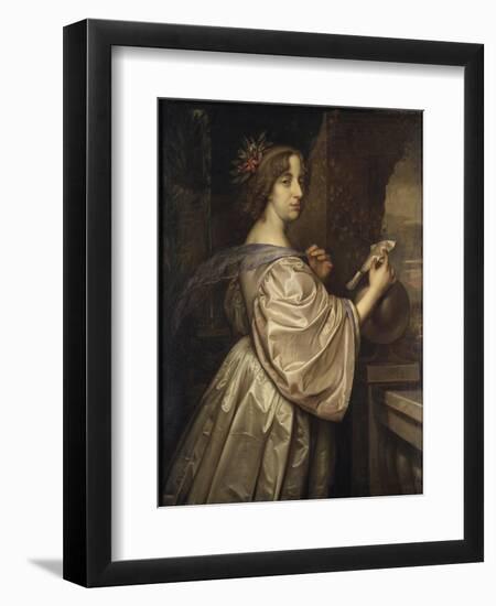 Queen Christina of Sweden, 1650-David Beck-Framed Giclee Print