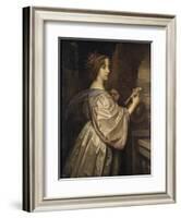 Queen Christina of Sweden, 1650-David Beck-Framed Giclee Print