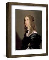 Queen Christina of Sweden 1652-Sebastien Bourdon-Framed Giclee Print