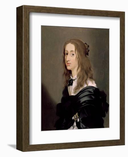 Queen Christina of Sweden 1652-Sebastien Bourdon-Framed Giclee Print