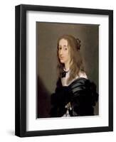 Queen Christina of Sweden 1652-Sebastien Bourdon-Framed Giclee Print