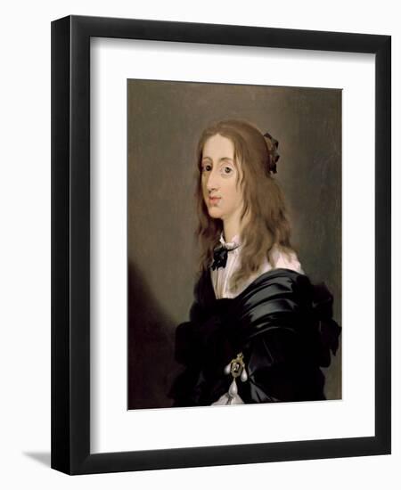 Queen Christina of Sweden 1652-Sebastien Bourdon-Framed Giclee Print