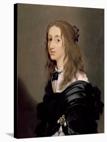 Queen Christina of Sweden 1652-Sebastien Bourdon-Stretched Canvas