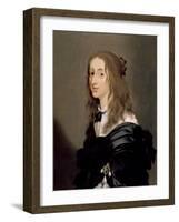 Queen Christina of Sweden 1652-Sebastien Bourdon-Framed Giclee Print