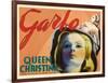 Queen Christina, UK Movie Poster, 1933-null-Framed Art Print