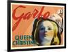 Queen Christina, UK Movie Poster, 1933-null-Framed Art Print