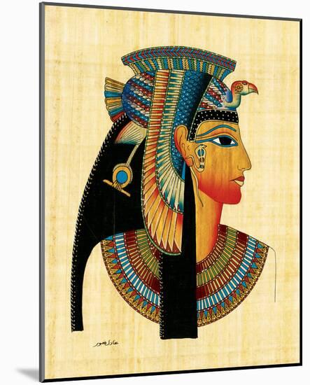 Queen Cleopatra-null-Mounted Art Print