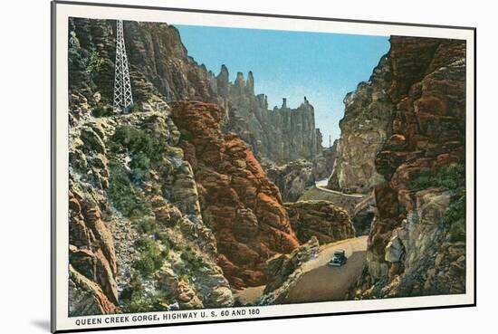 Queen Creek Gorge, Arizona-null-Mounted Art Print