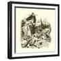 Queen Edith Finding the Body of Harold after the Battle of Hastings-Gordon Frederick Browne-Framed Giclee Print