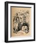 'Queen Eleanor and Fair Rosamond', c1860, (c1860)-John Leech-Framed Giclee Print