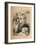 'Queen Eleanor and Fair Rosamond', c1860, (c1860)-John Leech-Framed Giclee Print