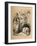 'Queen Eleanor and Fair Rosamond', c1860, (c1860)-John Leech-Framed Giclee Print