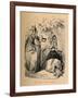 'Queen Eleanor and Fair Rosamond', c1860, (c1860)-John Leech-Framed Giclee Print