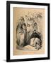 'Queen Eleanor and Fair Rosamond', c1860, (c1860)-John Leech-Framed Giclee Print