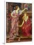 Queen Eleanor and Fair Rosamund-Evelyn De Morgan-Framed Giclee Print