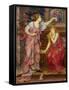 Queen Eleanor and Fair Rosamund-Evelyn De Morgan-Framed Stretched Canvas