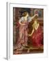 Queen Eleanor and Fair Rosamund-Evelyn De Morgan-Framed Giclee Print