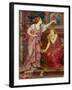 Queen Eleanor and Fair Rosamund-Evelyn De Morgan-Framed Giclee Print