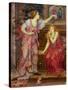 Queen Eleanor and Fair Rosamund-Evelyn De Morgan-Stretched Canvas