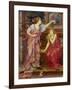 Queen Eleanor and Fair Rosamund-Evelyn De Morgan-Framed Giclee Print