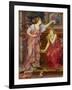 Queen Eleanor and Fair Rosamund-Evelyn De Morgan-Framed Giclee Print