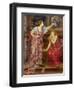 Queen Eleanor and Fair Rosamund-Evelyn De Morgan-Framed Giclee Print