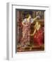 Queen Eleanor and Fair Rosamund-Evelyn De Morgan-Framed Giclee Print